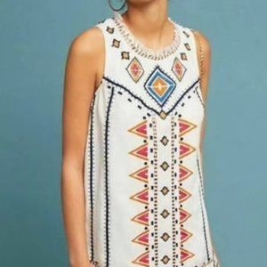 Anthropologie  |  Akemi + Kim  |  Reagan Embroidered Shift Dress